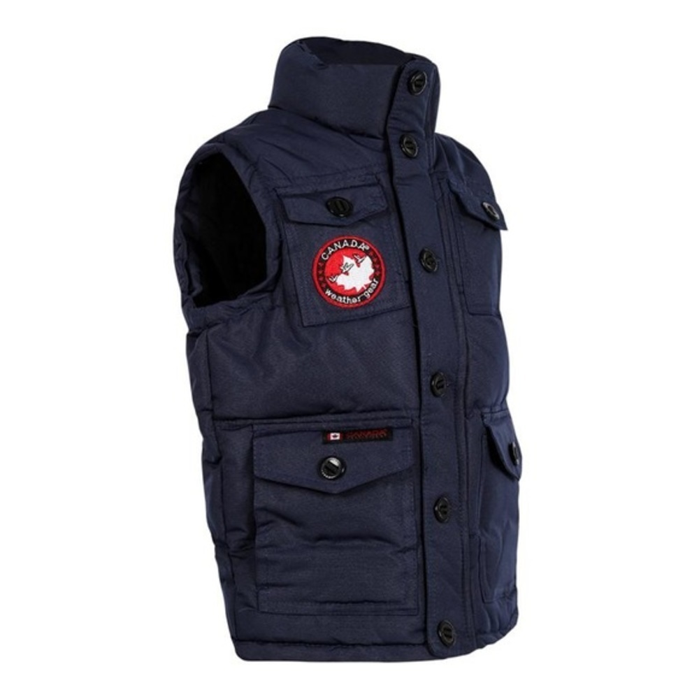 New Canada Weather Gear Boy's Insulated Vest Navy​ - Picture 2 of 4